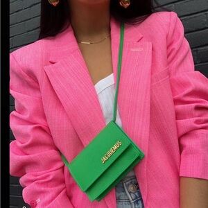 Jacquemus Le Bello bag in green lizard